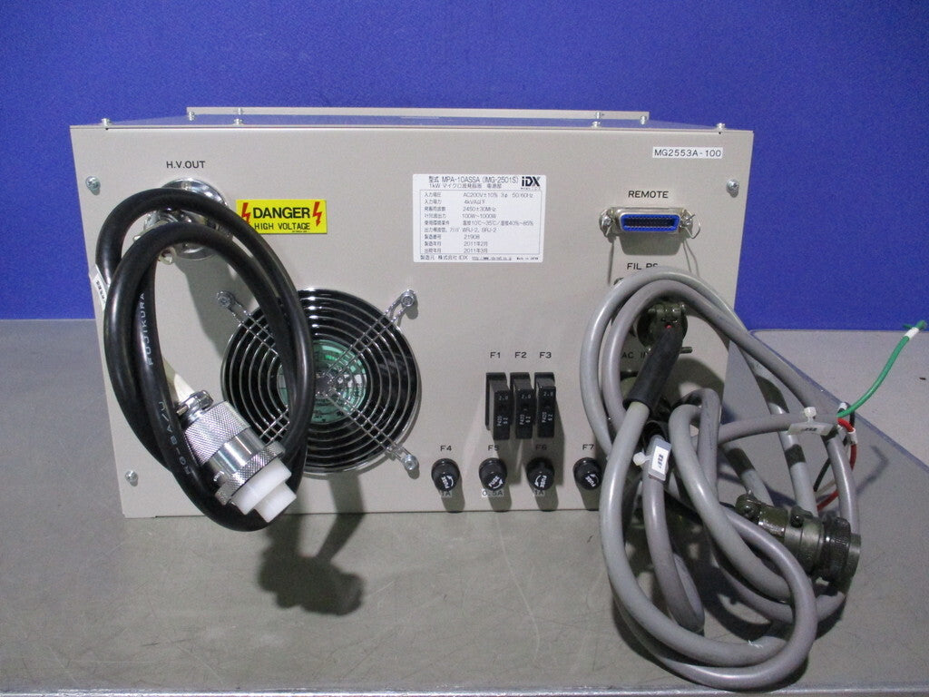 IDX MPA-10ASSA IMG-2501S Microwave Oscillator Power Supply 1KW [p1193893156]