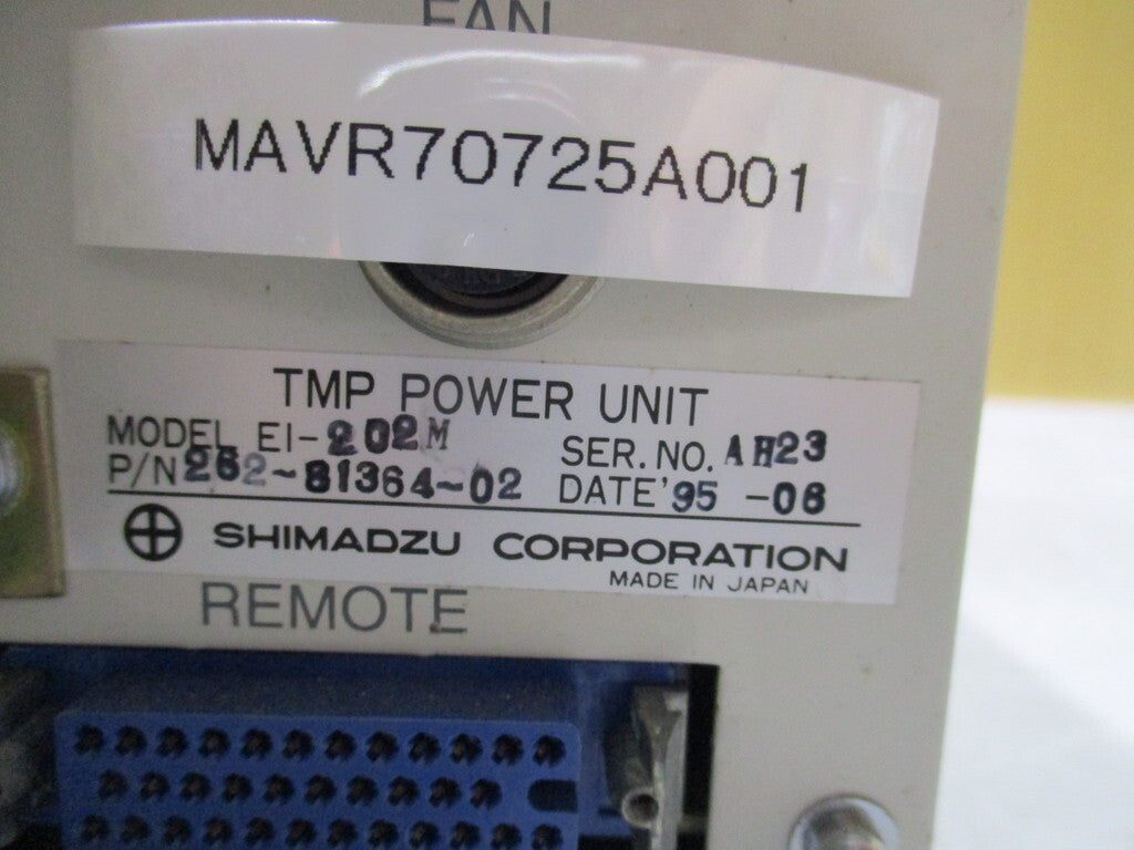SHIMADZU EI-281 Turbo Molecular Pump Power Supply [j1196758416]