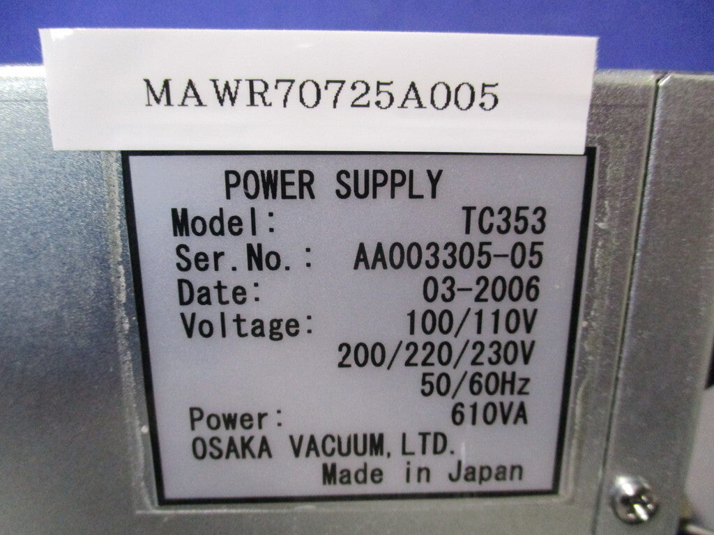 OSAKA POWER SUPPLY TC353 [o1196758344]