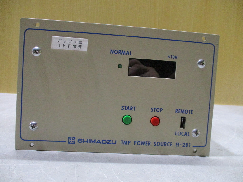 SHIMADZU EI-281 Power Supply for Turbo Molecular Pumps [u1196768457]