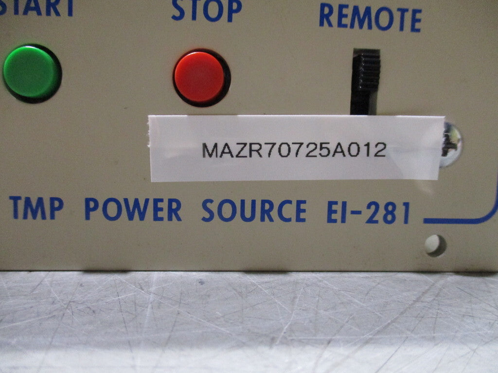 SHIMADZU EI-281 Power Supply for Turbo Molecular Pumps [u1196768457]