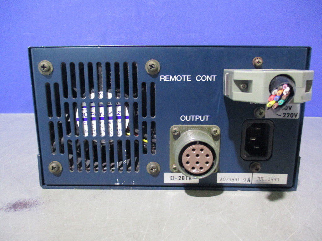 SHIMADZU EI-281 Turbo Molecular Pump Power Supply [q1196750590]