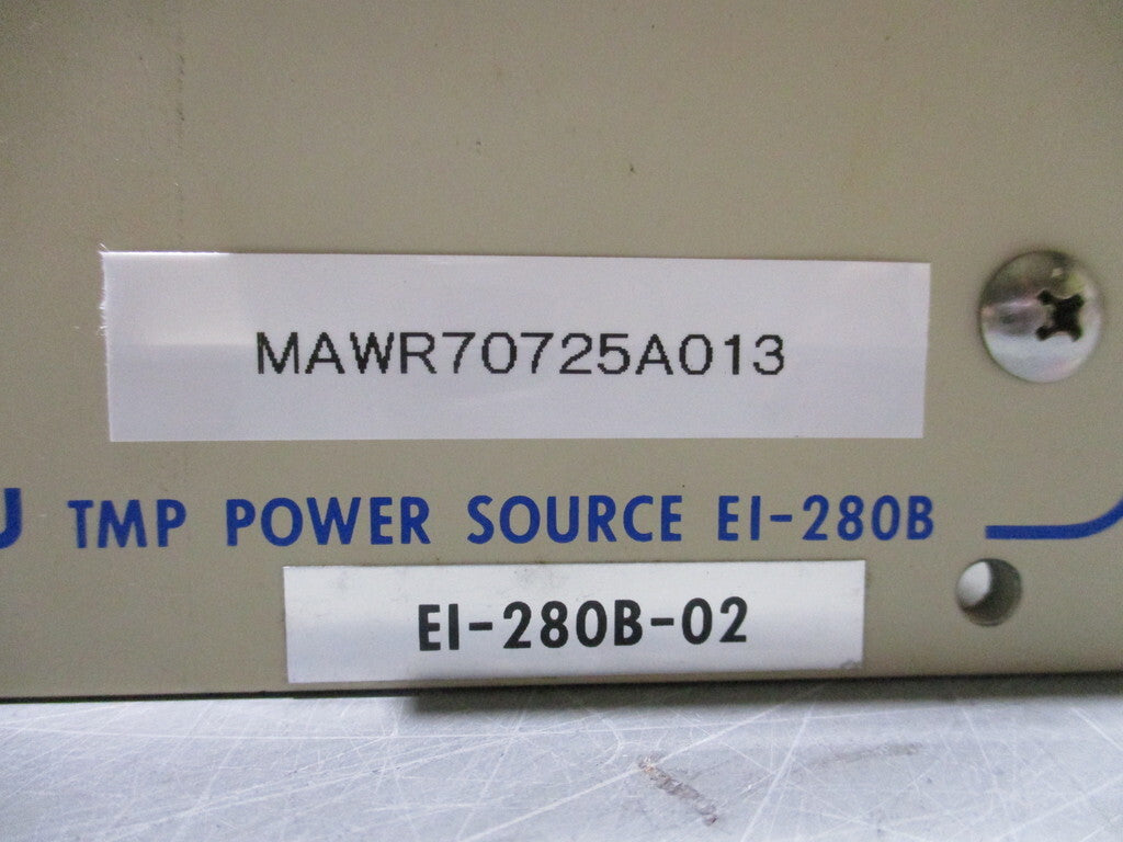 SHIMADZU EI-280B-02 Power Supply for Turbo Molecular Pumps [q1196750994]
