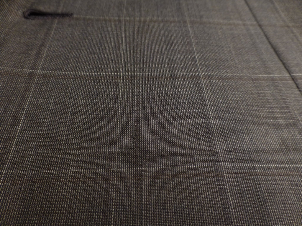 ◆Brioni suit 52R W88 Good condition Super150 Brown check PALATINO Brioni [t1197121729]
