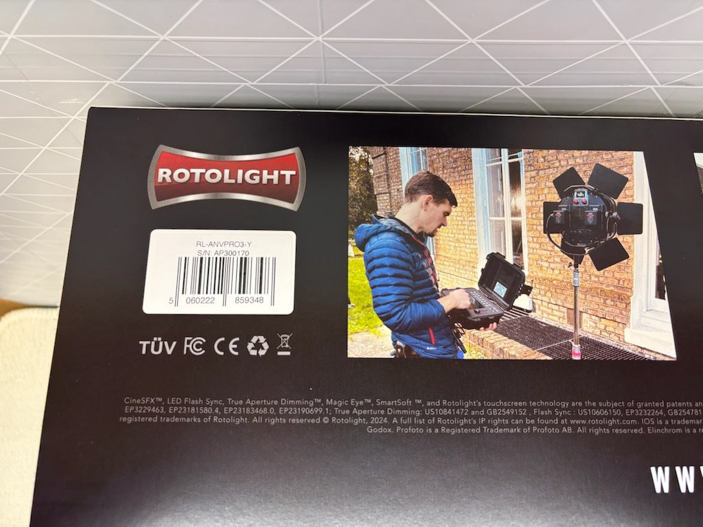 ROTOLIGHT Anova Pro 3 RGB LED Light Panel Standard Yoke Kit [n1197372420]