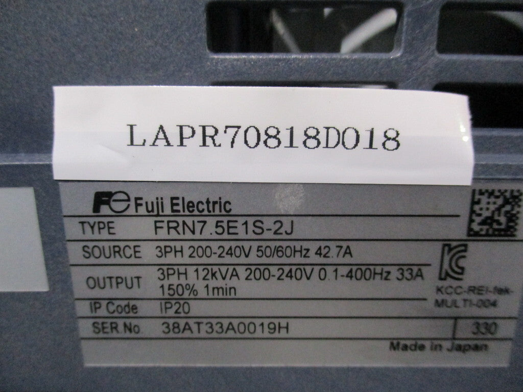 Fuji Electric FRN7.5E1S-2J Inverter [t1197851166]