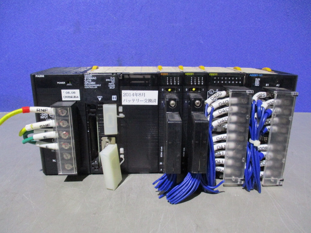OMRON CJ1W-PA202 CPU45H ID231 OD231 OD211 AD081-V1 [m1197986329]