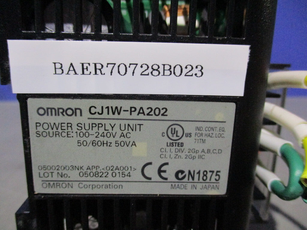 OMRON CJ1W-PA202 CPU45H ID231 OD231 OD211 AD081-V1 [m1197986329]