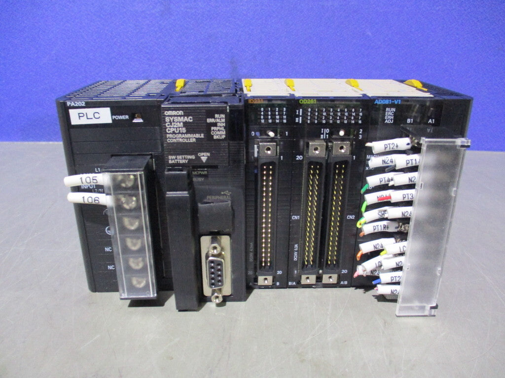OMRON CJ1W-PA202 CJ2M CPU15 ID231 OD261 AD081-V1 [j1197993821]