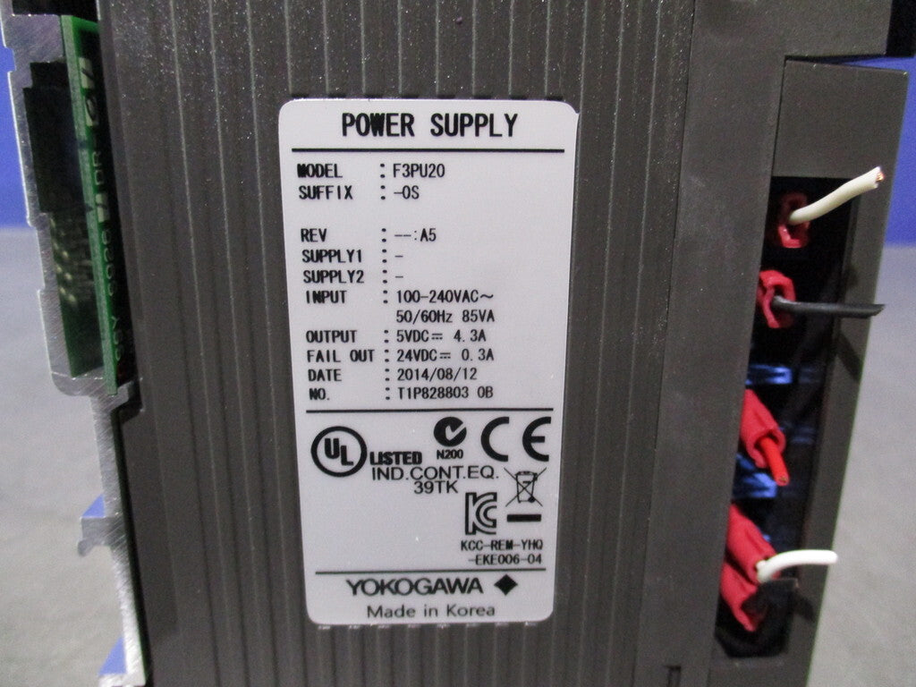 YOKOGAWA F3PU20-0S F3SP71-4S F3WD64-3P F3AD04-5V F3DA04-6R F3CU04-1S F3NC32-0N F3LC11-1F F3BU13-0N Product [g1198123323]