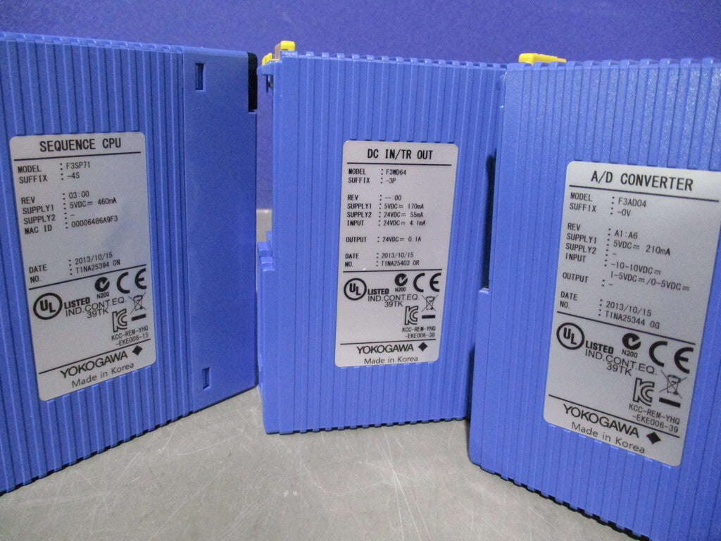 YOKOGAWA F3PU20-0S Control Module Set [b1198121285]