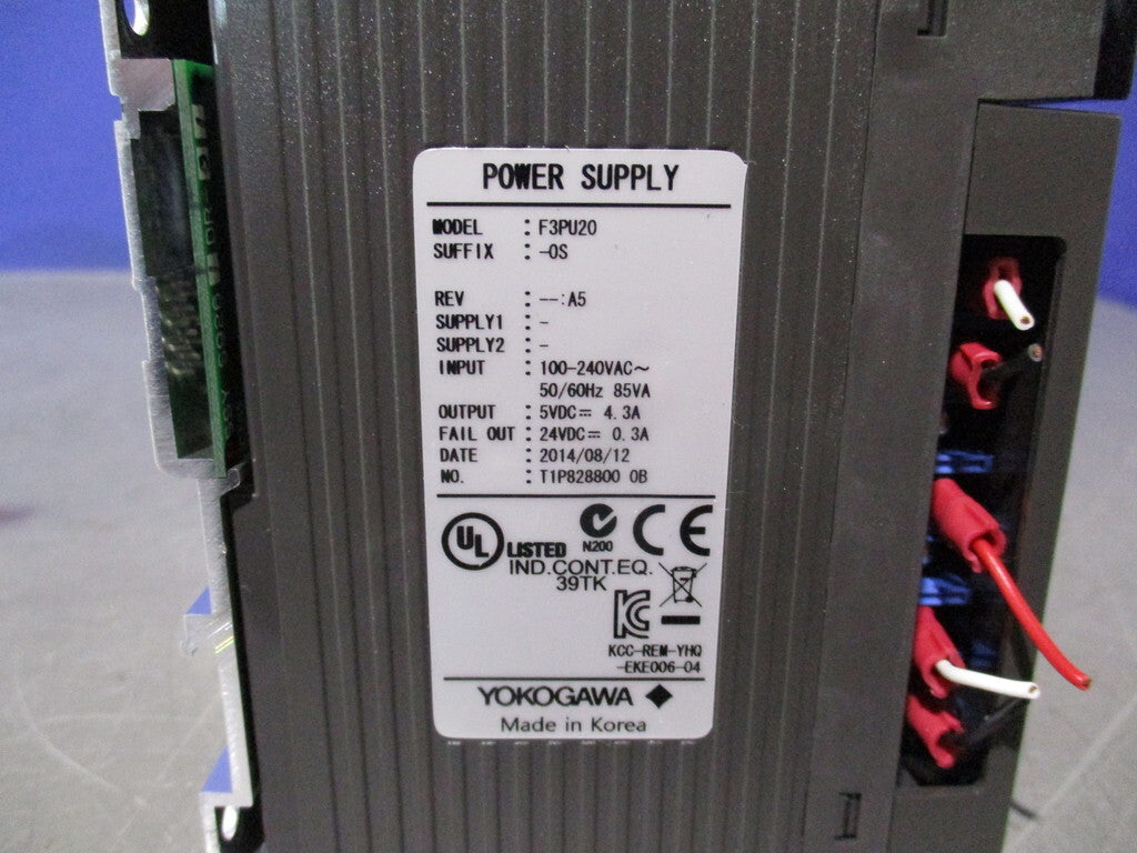 YOKOGAWA F3PU20-0S F3SP71-4S F3WD64-3P F3AD04-5V F3DA04-6R F3CU04-1S F3NC32-0N F3LC11-1F F3BU13-0N Product [1198113655]
