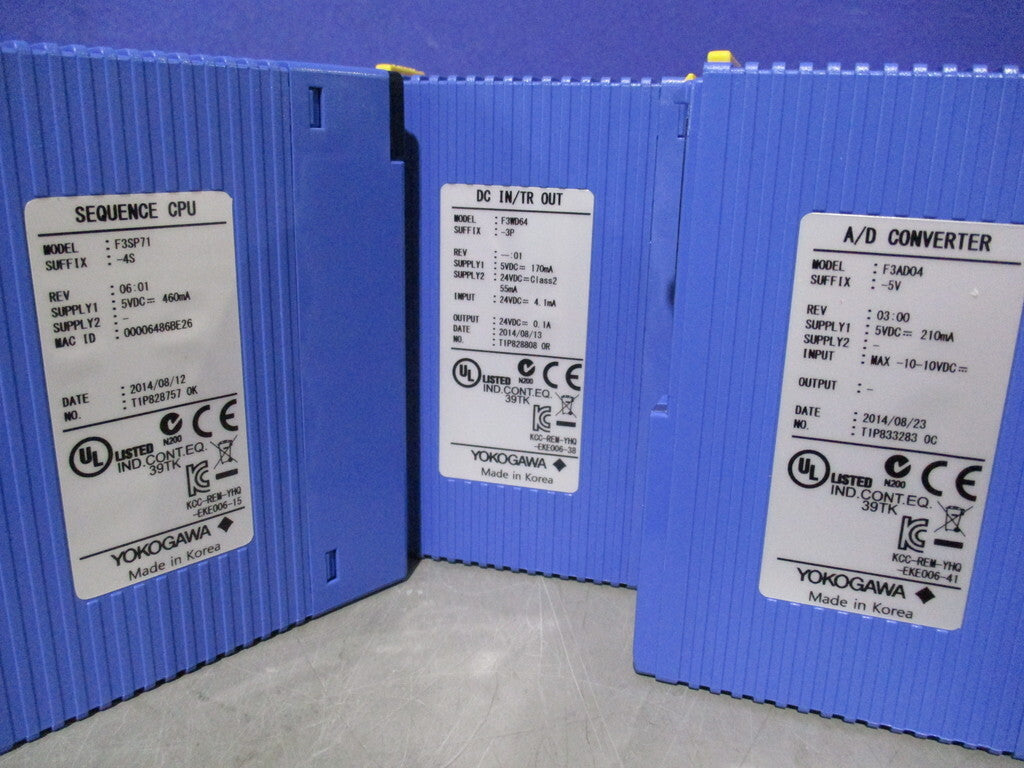 YOKOGAWA F3PU20-0S F3SP71-4S F3WD64-3P F3AD04-5V F3DA04-6R F3CU04-1S F3NC32-0N F3LC11-1F F3BU13-0N Product [1198113655]
