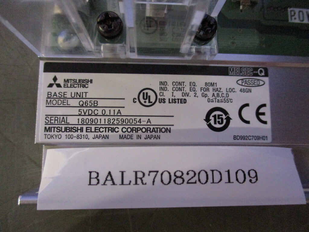 MITSUBISHI Q61P QD63P6 QJ71BR11 Q64DAN QJ71E71-100 Q65B Unit [u1198135556]