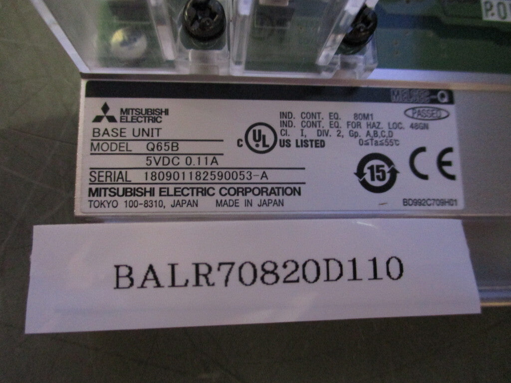 MITSUBISHI UNIT Q61P/QD63P6/QJ71BR11/Q64DAN/QJ71E71-100/Q65B [m1198114668]