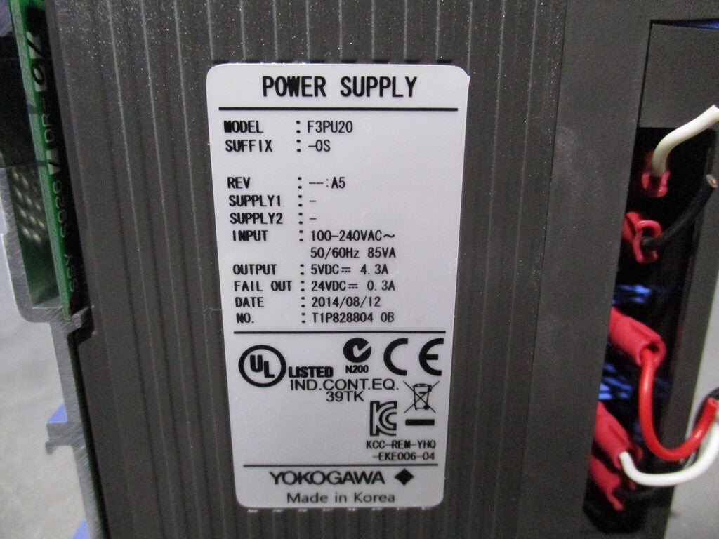 YOKOGAWA F3PU20-0S/F3SP71-4S/F3WD64-3P/F3AD04-5V/F3DA04-6R/F3CU04-1S*2/F3NC32-0N/F3LC11-1F/F3BU13-0N Product [p1198123958]