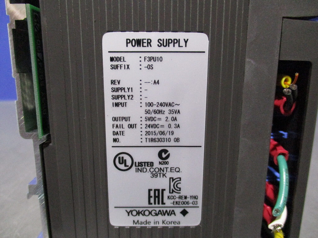 YOKOGAWA F3PU10-0S Product Category [w1198106848]