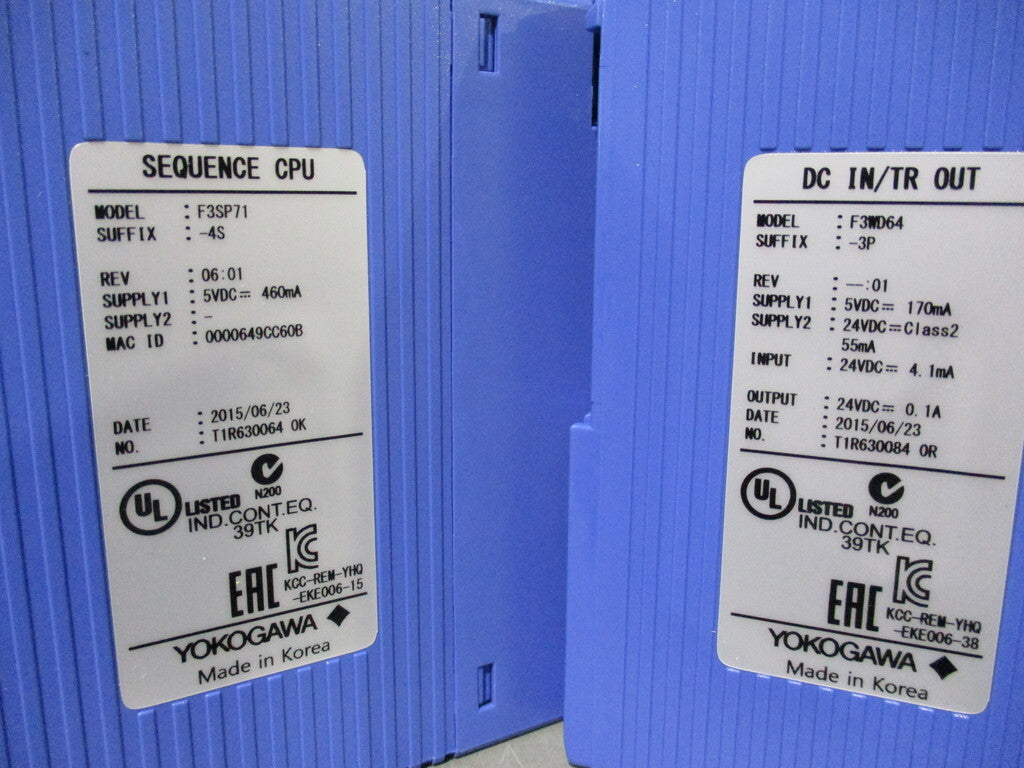 YOKOGAWA F3PU10-0S Product Category [w1198106848]
