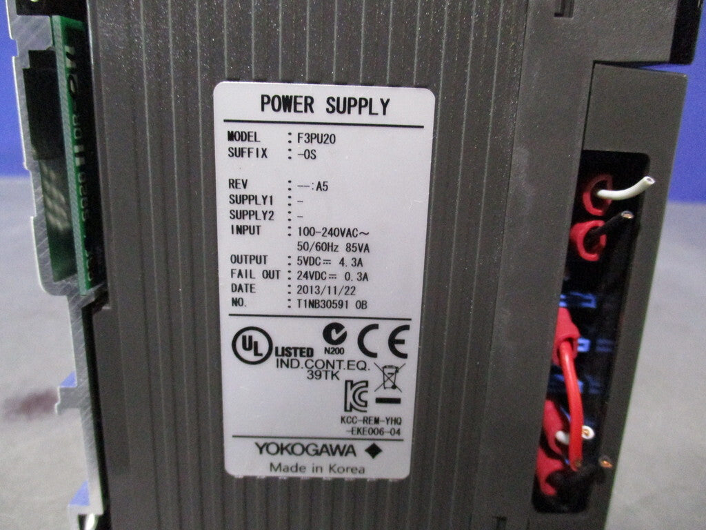 YOKOGAWA F3PU20-0S Control Module [m1198107446]