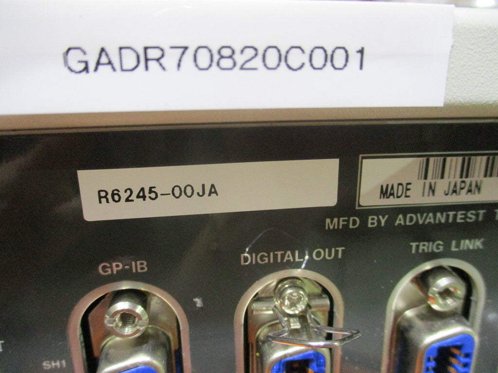 ADVANTEST R6245 2ch 200V 2A DC Voltage Current Source [x1199039453]