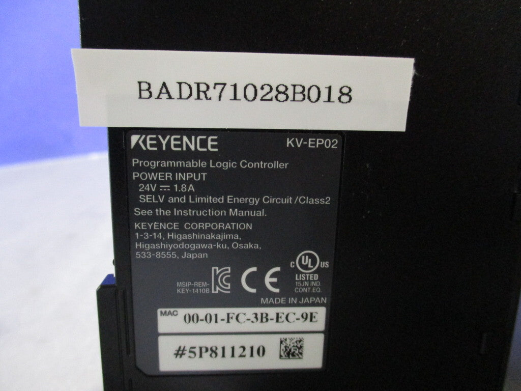 KEYENCE KV-EP02 PLC Module [b1208256517]