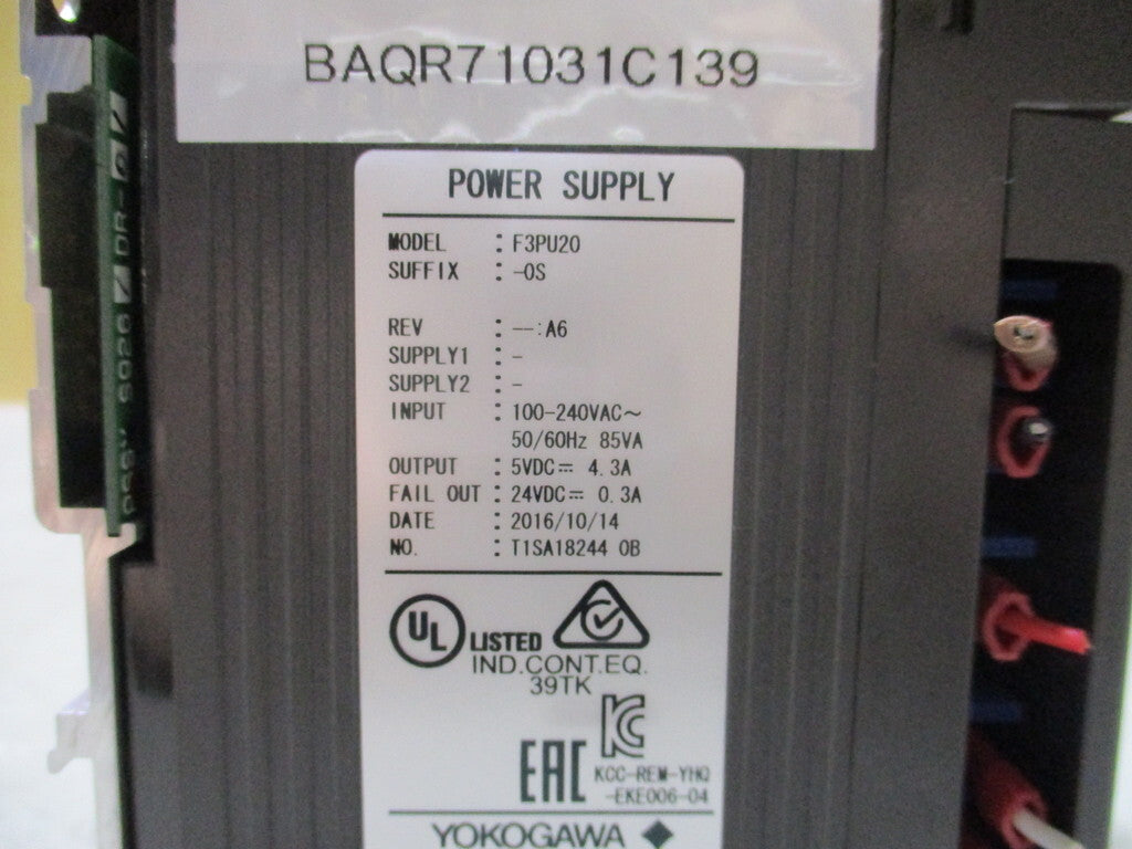YOKOGAWA PU20-0S Product Category [r1208997679]