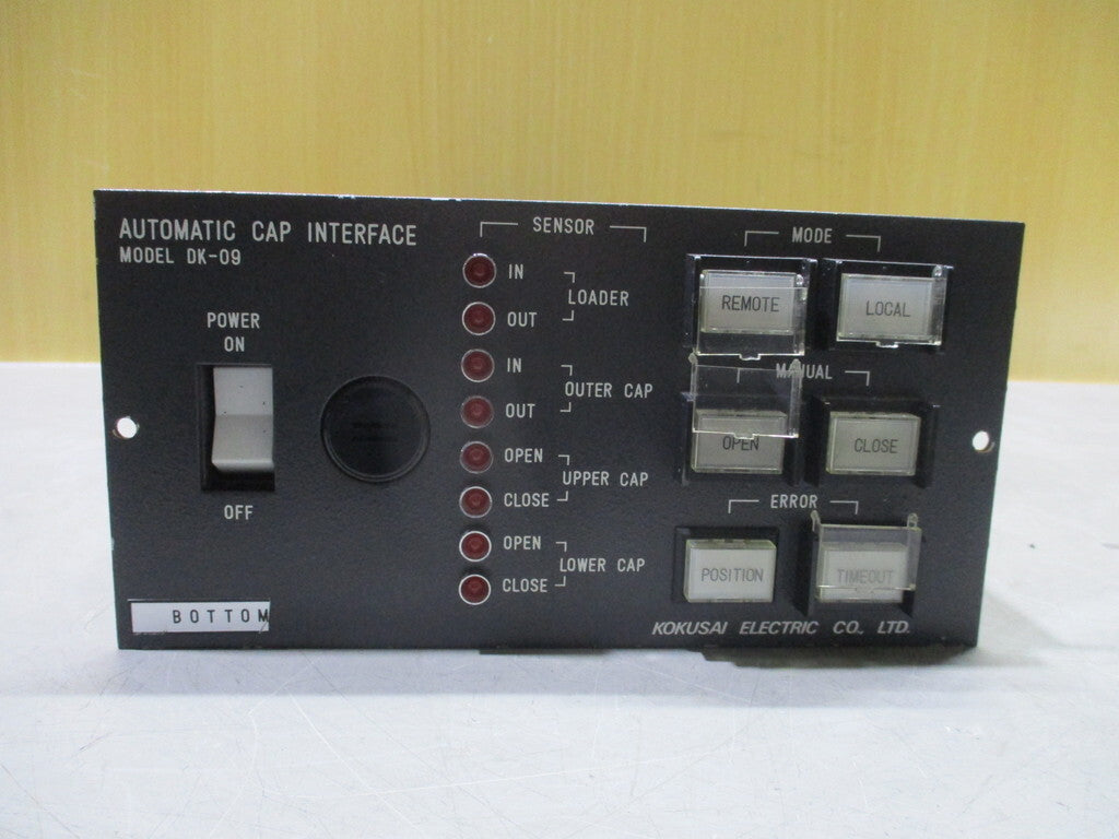 KOKUSAI ELECTRIC DK-09 AUTOMATIC CAP INTERFACE [l1210140298]