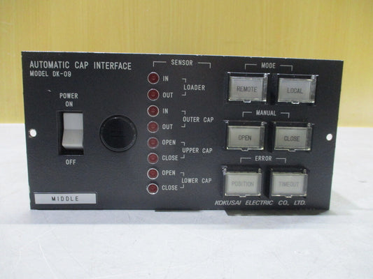 KOKUSAI ELECTRIC DK-09 AUTOMATIC CAP INTERFACE [1210133518]