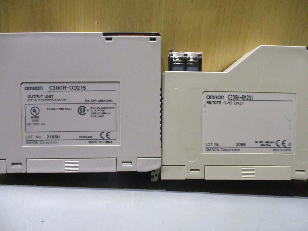 OMRON PA204 SYSMAC C200HX RM201 OD215 MD501 ID217 [t1211904415]