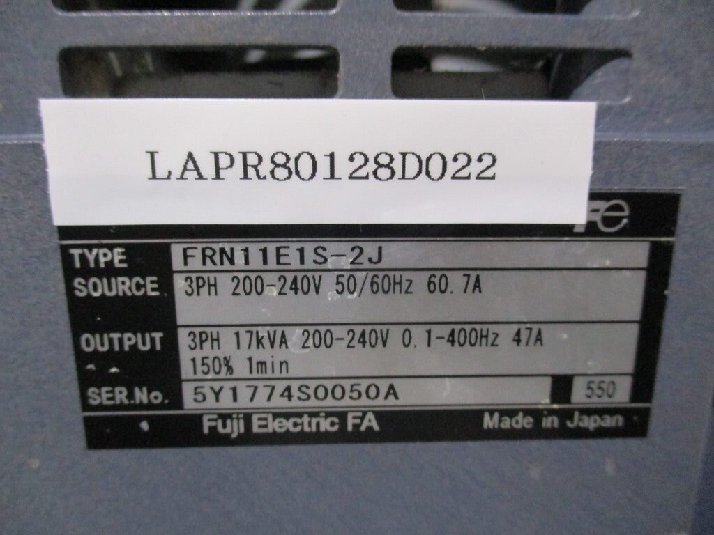 Fuji Electric FRN11E1S-2J Inverter [w1220270839]