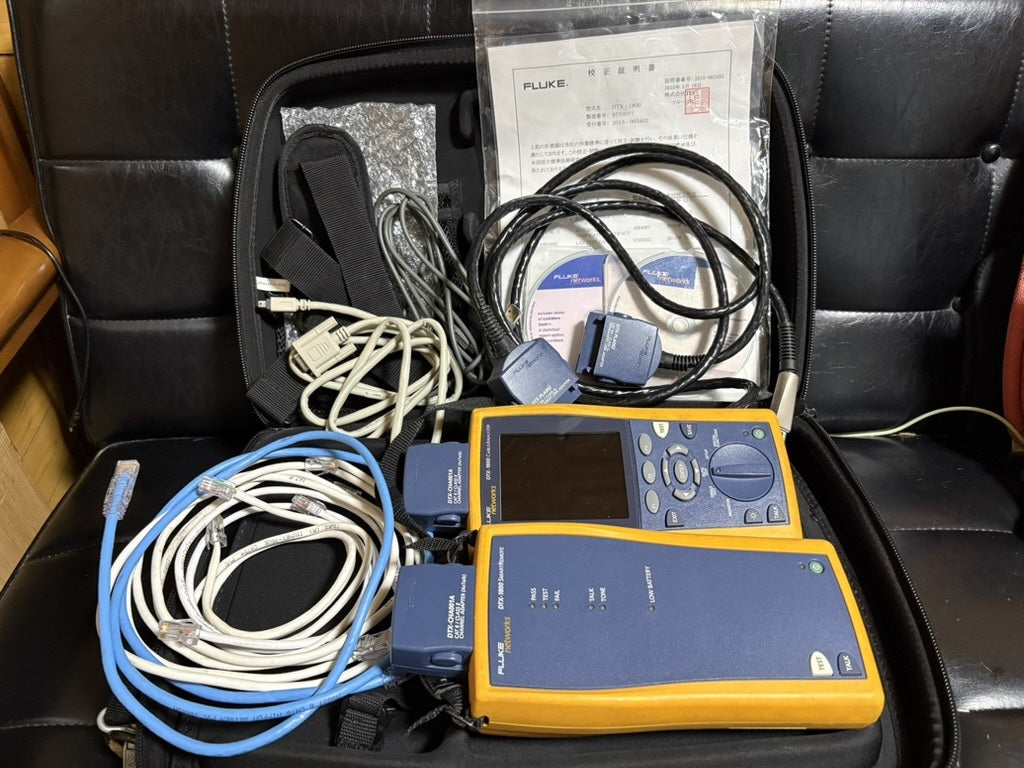 Fluke Networks DTX-1800 Cable Analyzer with Smart Remote Set (as-is) [j1246913578]
