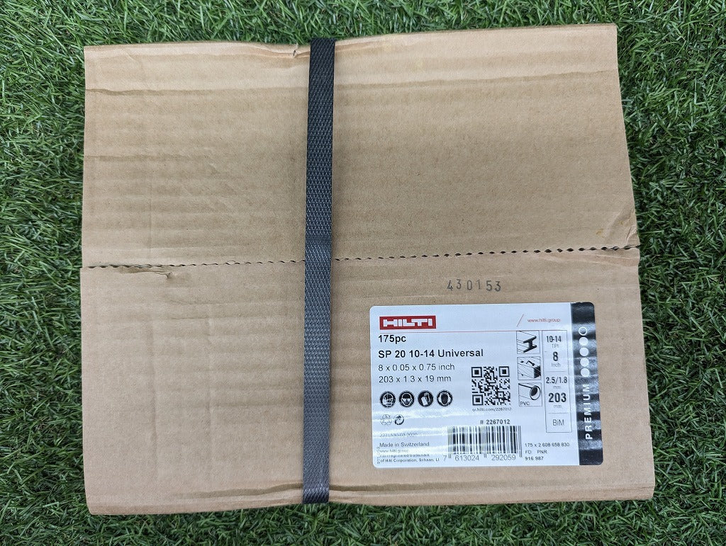 HILTI 203mm SP20 1014 Multi-Purpose Reciprocating Saw Blade 175 Pieces 2 Box Set Total 350 Pieces [1207950548]