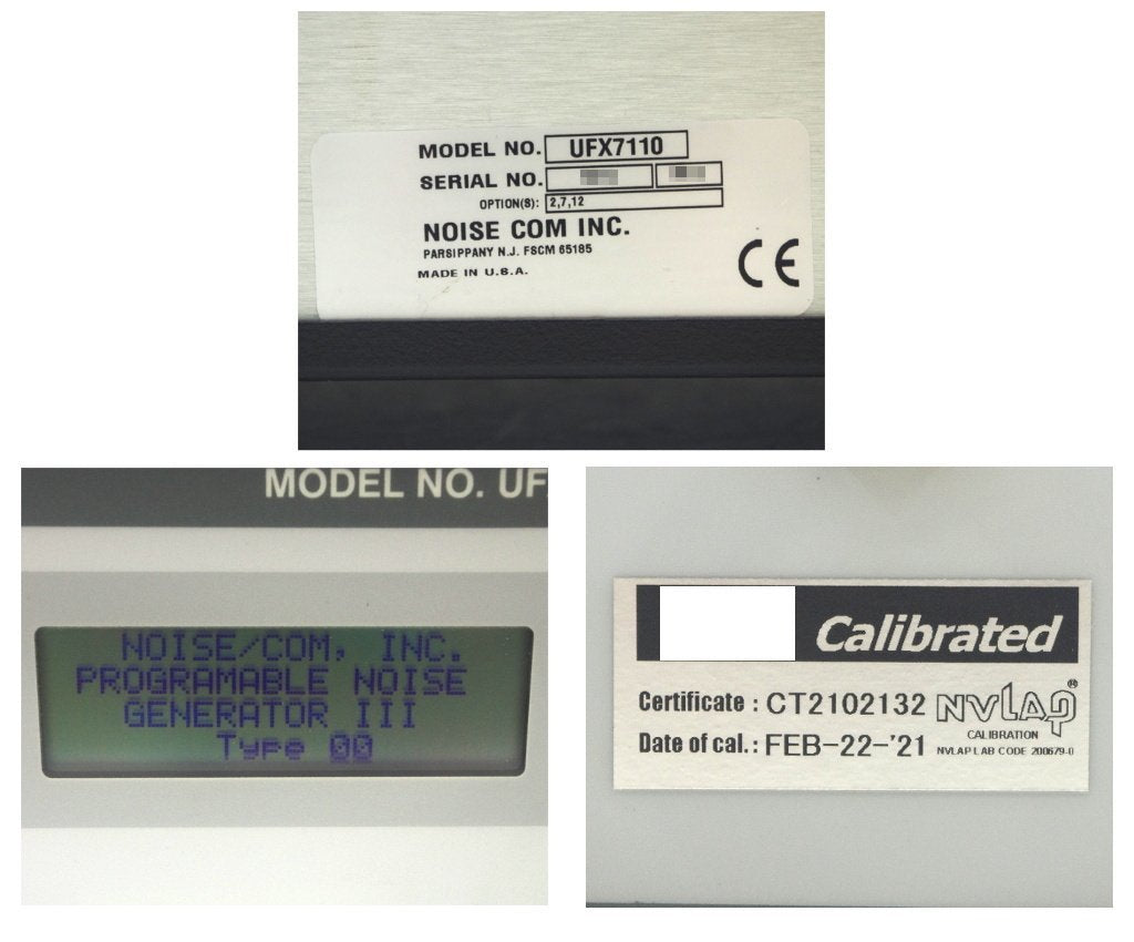 Noisecom UFX7110 Noise Generator (for parts or not working) [c1100450544]