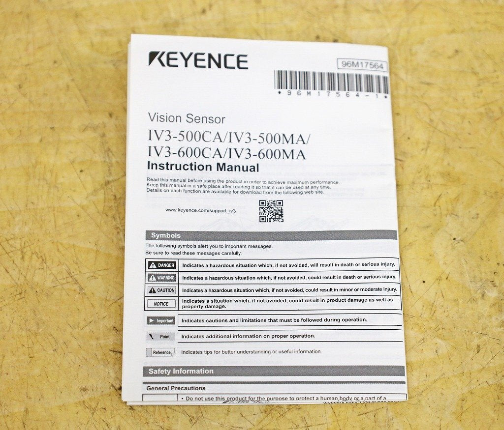 KEYENCE IV3-600CA Image Sensor With Built-In Amplifier Wide Field of View AI Equipped [o1209360075]