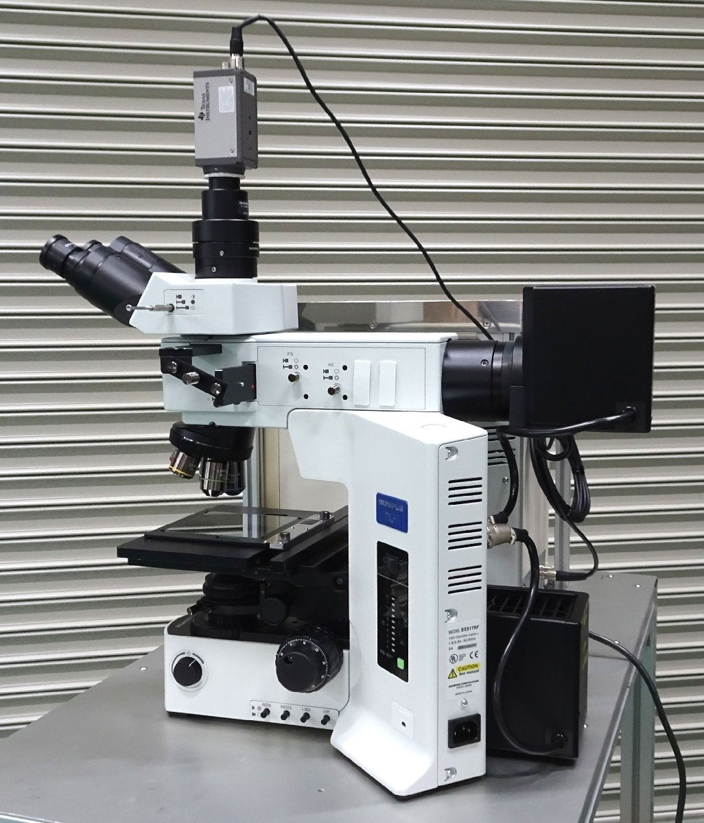 Olympus BX51TRF Microscope with 5 Objective Lenses and CCD Camera (as-is) [w1246247322]