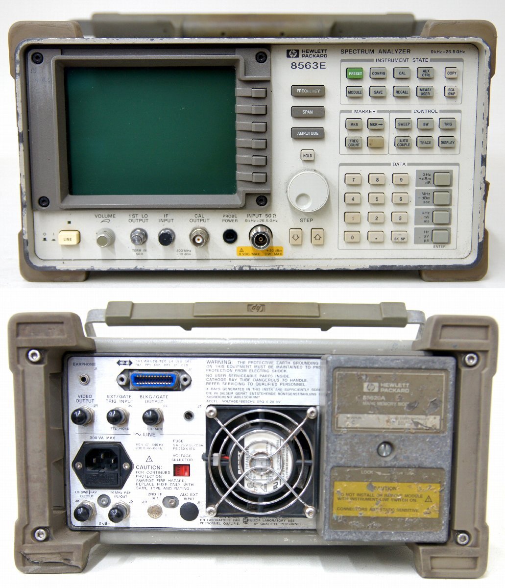 hp 8563E Spectrum Analyzer 9kHz-26.5GHz [f1244500143]