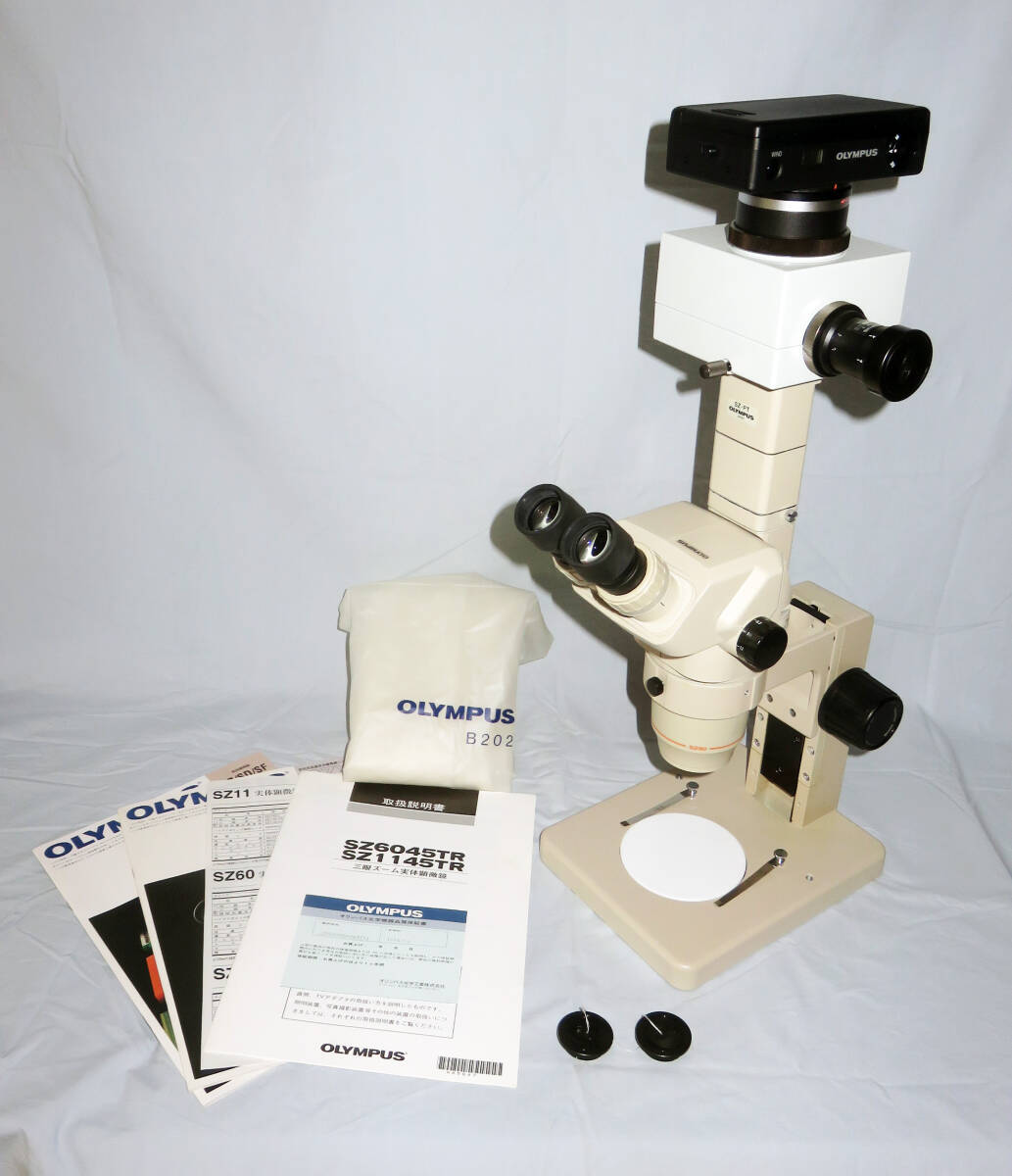 Olympus SZ6045TR Stereo Zoom Microscope with GSWH10X/22 Objective Lens and PM10SP Automatic Imaging System [d1241783281]