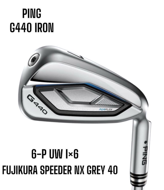 PING G440 Iron 6-P UW 6 Piece Set FUJIKURA SPEEDER NX GRAY 40 [v1175778944]