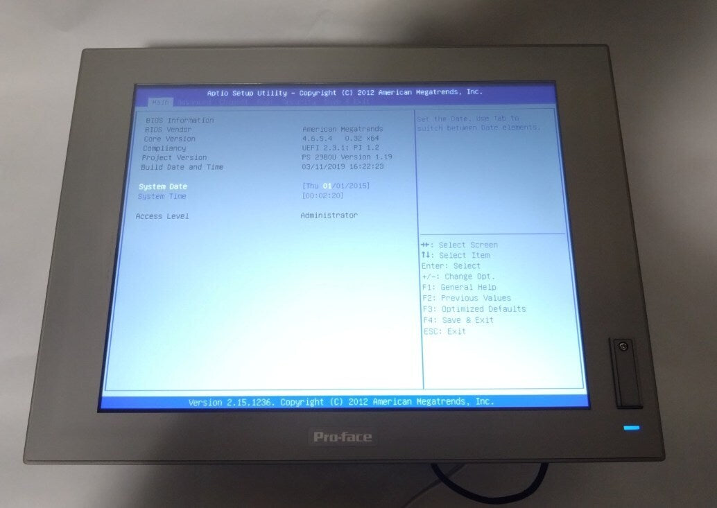 Pro-face PS5000 Series 15-inch Display and Box Module Industrial Computer [b1230599851]