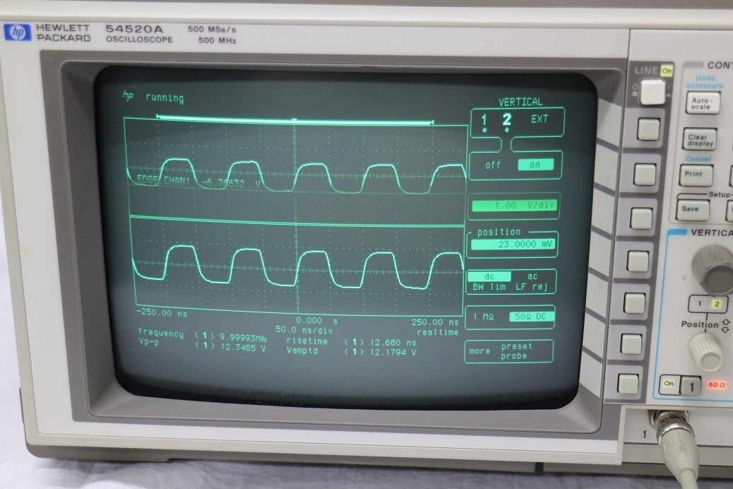 HP 54520A Oscilloscope DC-500MHz 2CH [e1003854184]