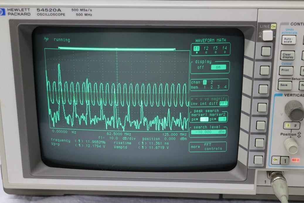 HP 54520A Oscilloscope DC-500MHz 2CH [e1003854184]