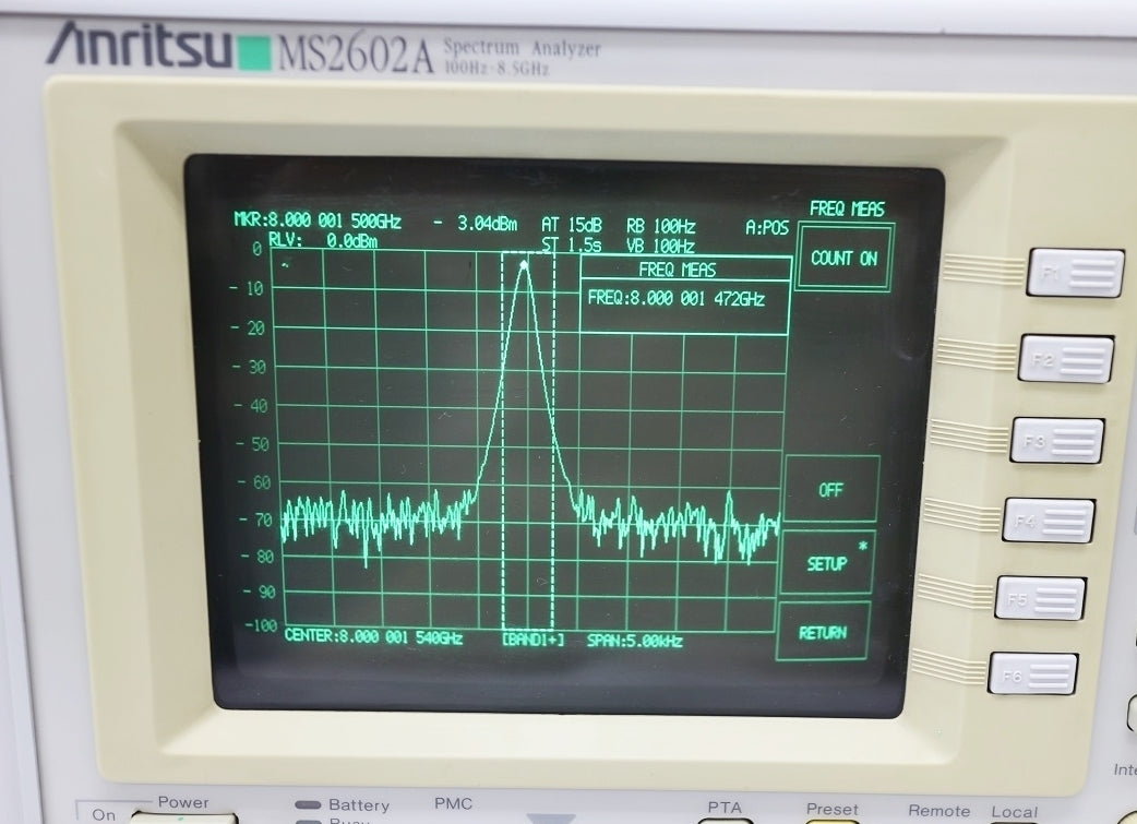 Anritsu MS2602A Spectrum Analyzer 8GHz [l1054907935]