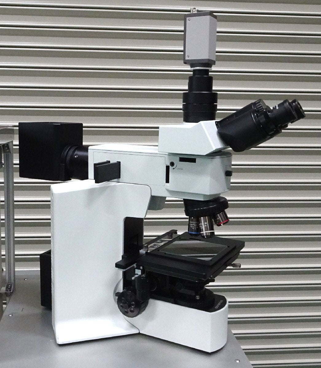 Olympus BX51TRF Microscope with 5 Objective Lenses and CCD Camera (as-is) [w1246247322]