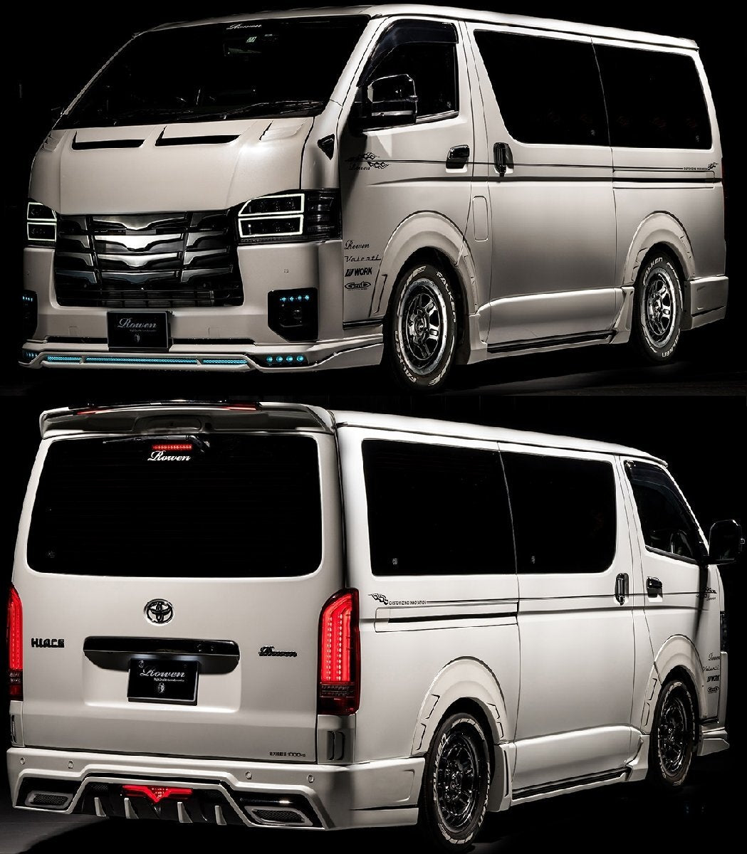 [M’s] 200 Hiace Type 7 Narrow (2022.4-) ROWEN Electronics Roof Spoiler Type-3 Aero Parts 1T019R20 [f1196098322]