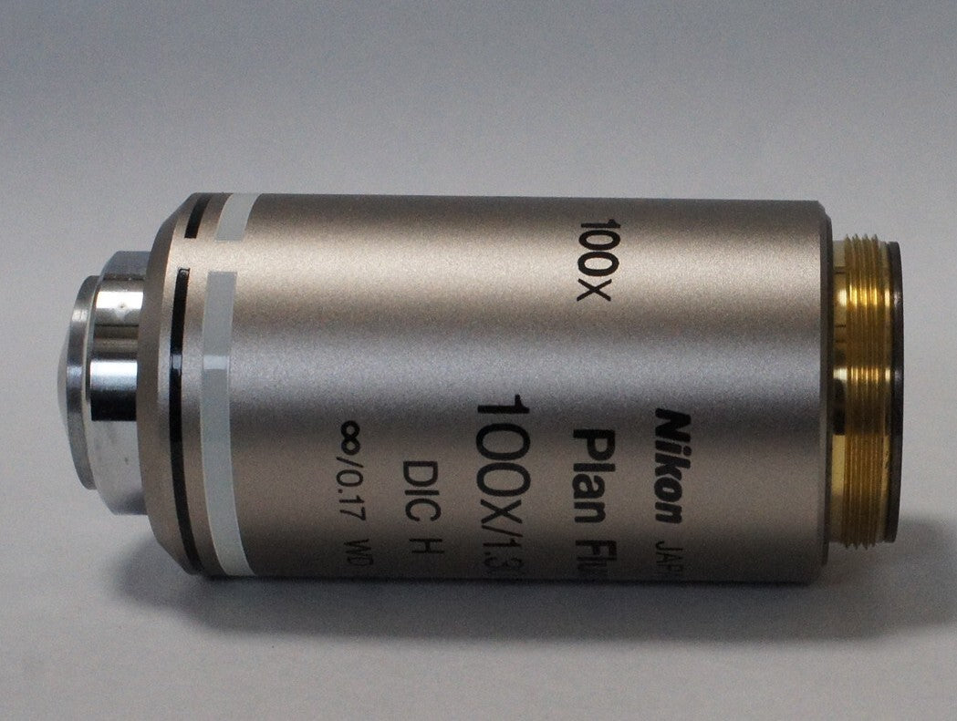 Nikon CFI Plan Fluor 100 Oil DIC H Objective Lens for Eclipse Microscope [h1226956446]