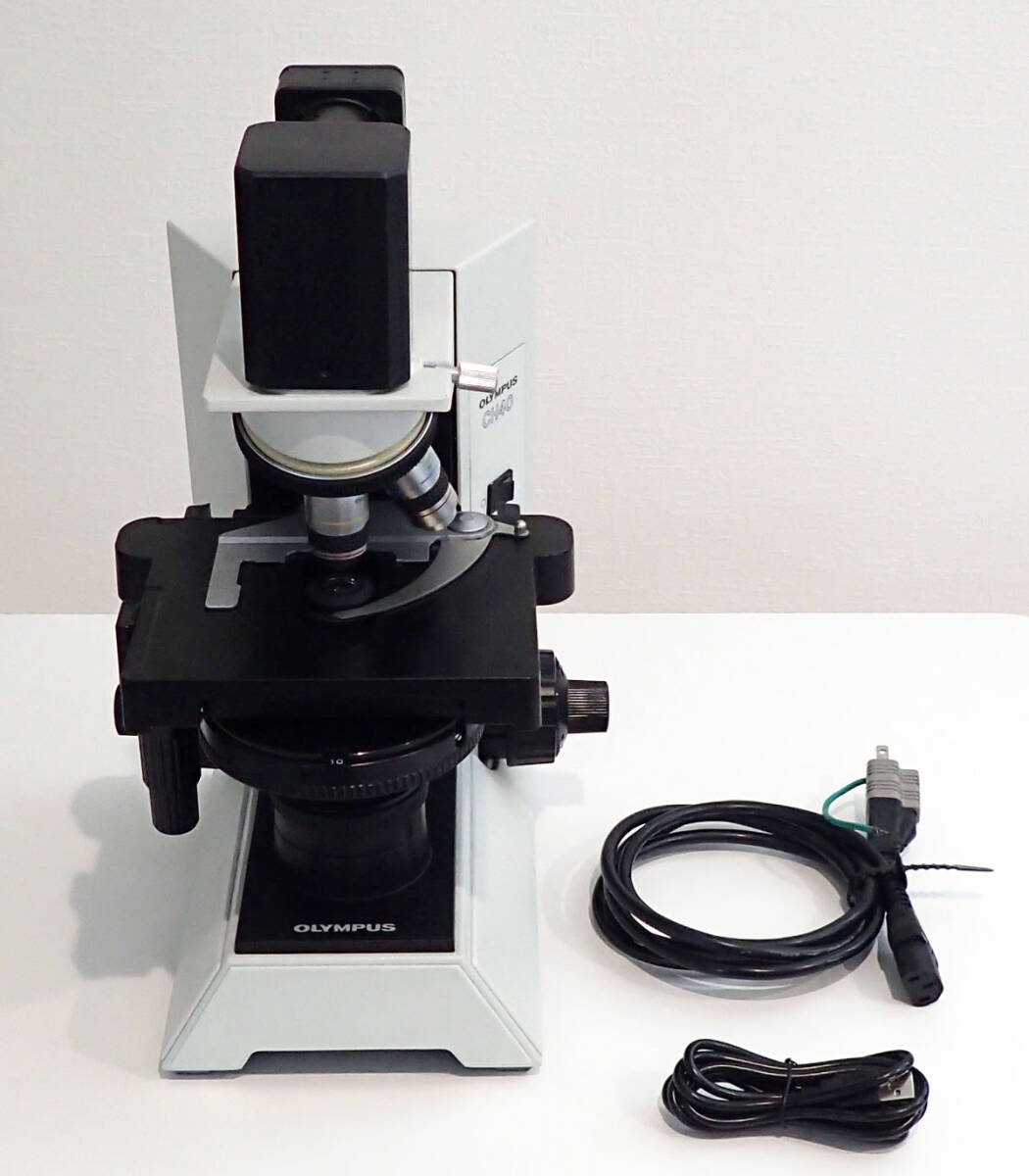 Olympus Phase Contrast Microscope Digital Camera Output for Bacteria Microorganisms Blood Observation [1193381354]