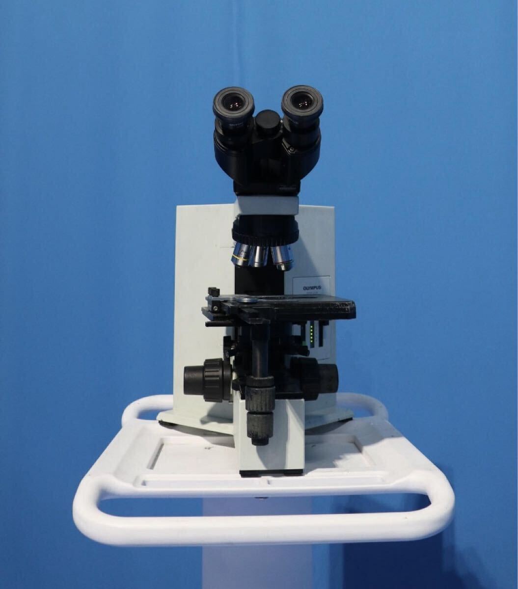 Olympus BX40F Microscope with 4 Objective Lenses [b1247460665]