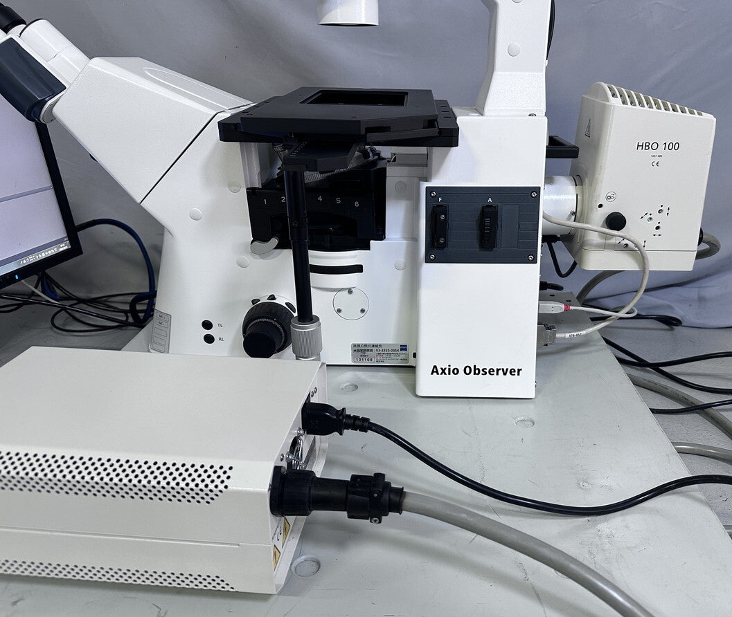 Zeiss Axio Observer 5 Inverted Microscope with Axiocam 506 mono ZEN 2.3 Pro HBO100 PC Dongle [s1250224141]