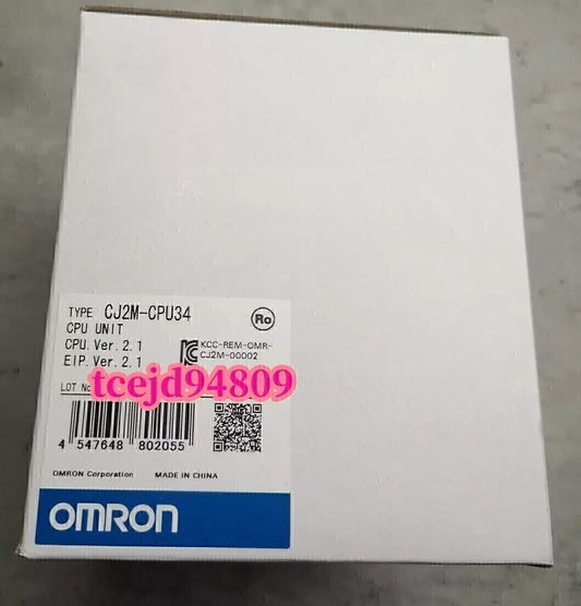 OMRON CJ2M-CPU34 CPU Unit [b1209516475]