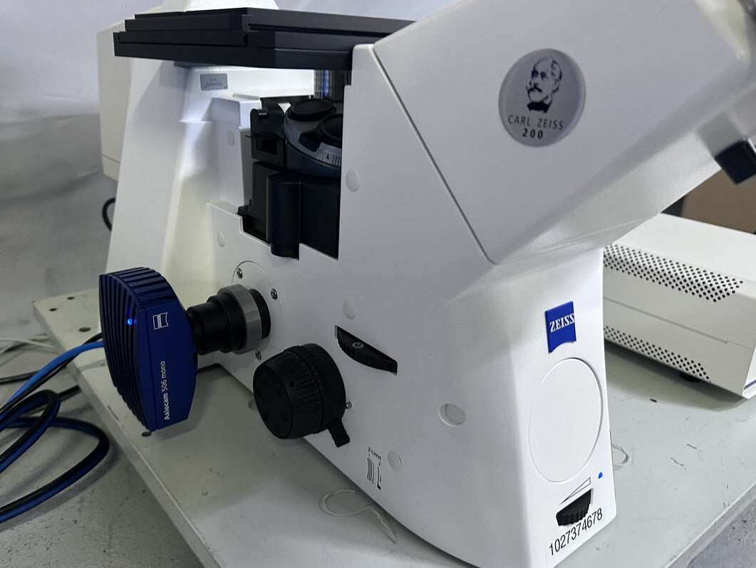Zeiss Axio Observer 5 Inverted Microscope with Axiocam 506 mono ZEN 2.3 Pro HBO100 PC Dongle [s1250224141]